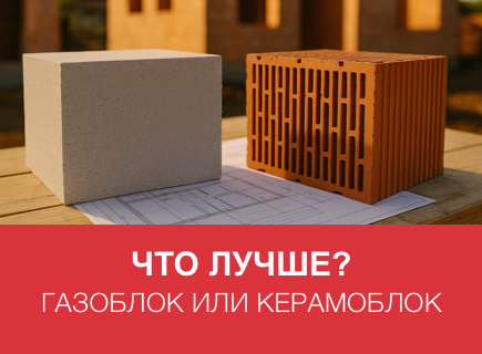 Газоблоки или керамоблоки: сравнение для строительства дома в Брянской области